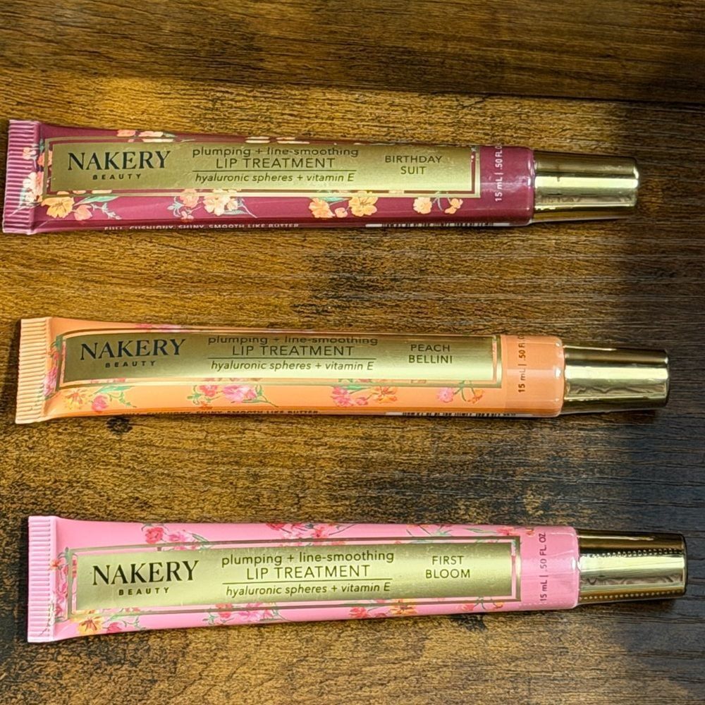 🌸 Nakery Beauty Plumping + Line-Smoothing Lip Treatment Trio | NEW - Picture 4 of 15